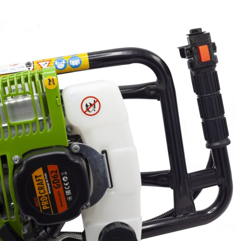 Procraft GD62bn benzínový půdní vrták bez vrtáku