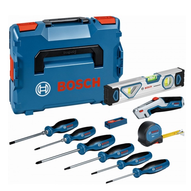 Bosch GSR 18V-65 aku vrtací šroubovák 18 V 2x5Ah + 19dílná sada nářadí  0615A5007K