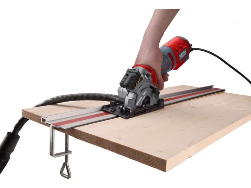 EXTOL PREMIUM 8893023 pila kotoučová/řezačka s laserem, zanořovací, 89mm, 705W