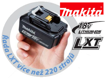 Makita 18V Li-ion LXT - více jak 220 strojů na 1 akumulátor!