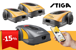 Autonomní robotické sekačky se slevou a s instalací zdarma