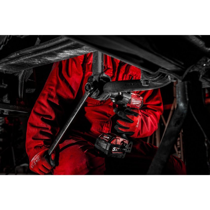 Milwaukee M18 FMTIW2P12-502X aku rázový utahovák 1/2" s aretačním čepem 2x5Ah 4933478453