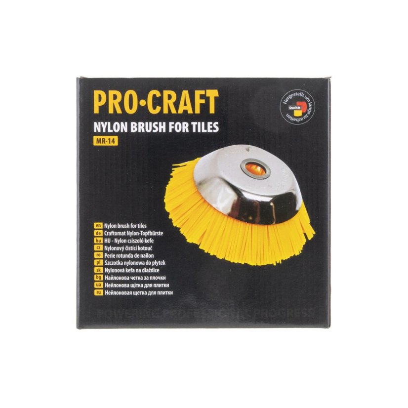 Procraft MR-14 nylonový kartáč do křovinořezu na dlažbu