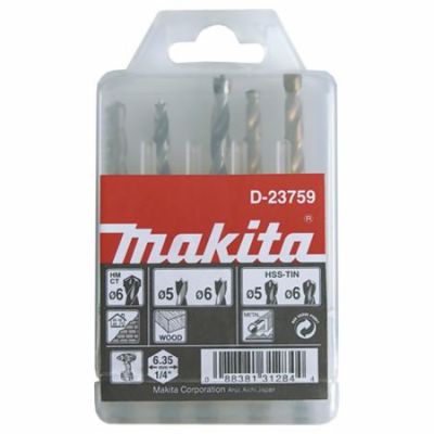 Makita D-23759 sada vrtáků 1/4" 5ks