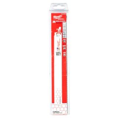 Milwaukee 300/1,4 mm pilový plátek do casky SAWZALL Bimetal, Co TORCH 25 ks 48008789