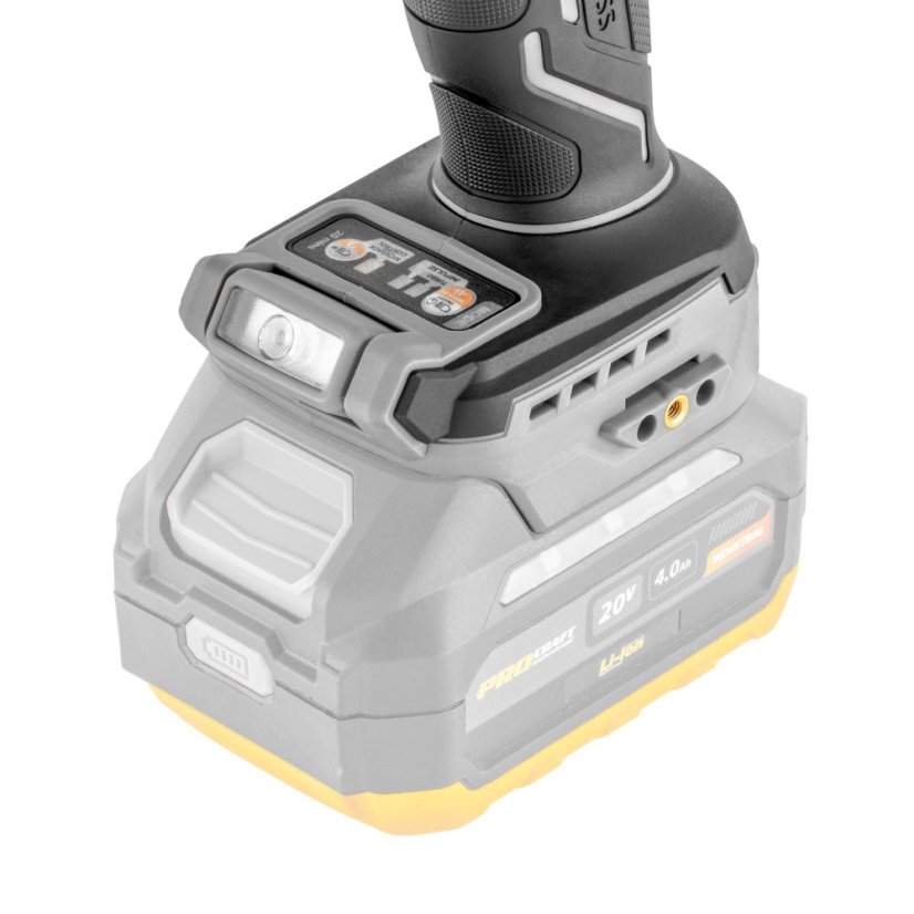 Procraft Industrial SCD20C-BB/20/4 Industrial/C20/2/BI500  Sada aku vrtací šroubovák s příklepem  CD20C + 1x aku bateri 20 V 4 Ah, nabíječka C20/2 a taška BI500