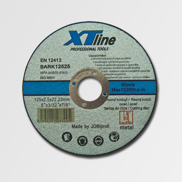 XTline SARK12520 kotouč řezný na ocel 125x2,0x22,2 XTline SARK12520 kotouč řezný na ocel 125x2,0x22,2