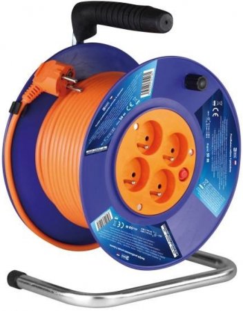 EMOS PVC prodlužovací kabel na bubnu - 4 zásuvky 25m