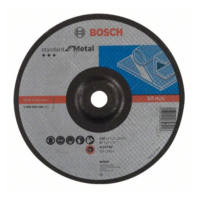 Bosch kotouč hrubovací kov Standard 230x22,23x6mm Bosch kotouč hrubovací kov Standard 230x22,23x6mm