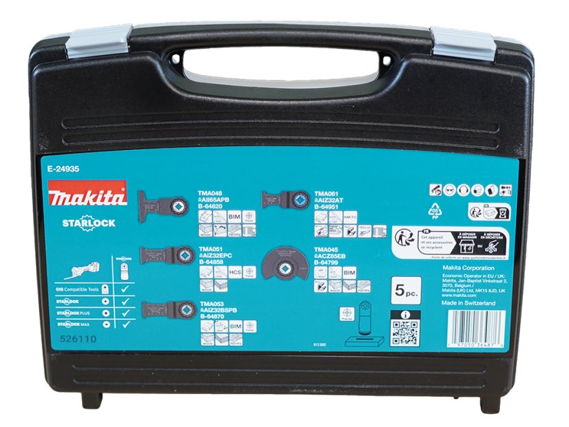 Makita E-24935 sada nástrojů pro TM, DTM Starlock (i pro O.I.S.)