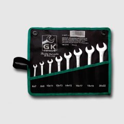 GK TOOLS P16033/P sada plochých klíčů 6-32 mm 12 dílů chrom-obal