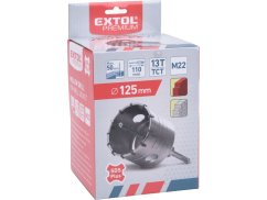 EXTOL PREMIUM 8801971 vrták SDS PLUS do zdiva korunkový, O 125mm x 110mm, M22