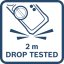 Testováno pádem z 2 m.
