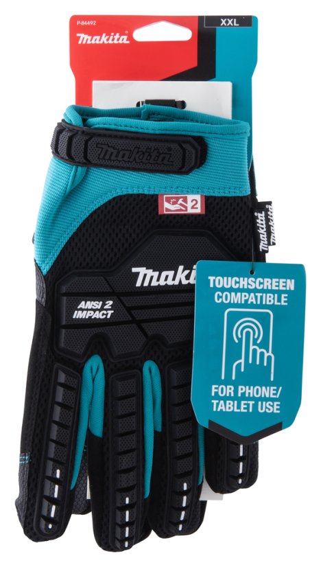 Makita P-84492 rukavice pracovní antivibrační, impact, velikost XXL/11