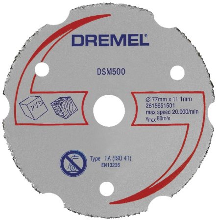 DREMEL DSM 500 univerzální řezný karbidový kotoučtový pro DSM20