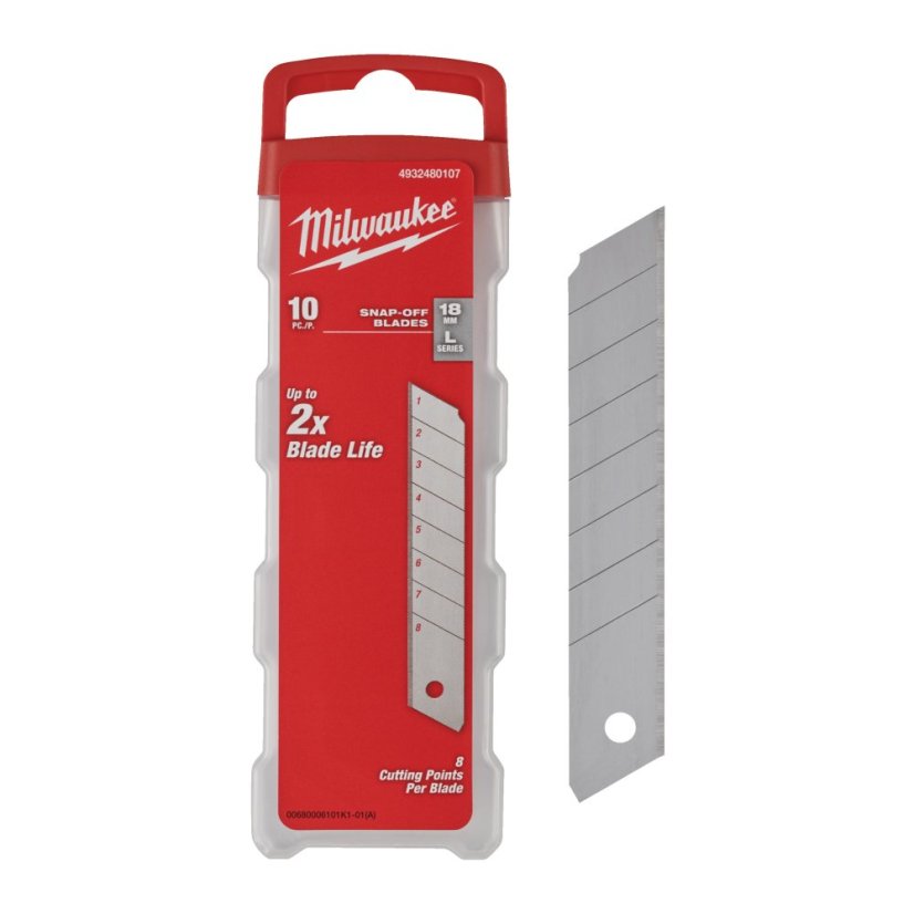 Milwaukee odlamovací čepel 18 mm 10 ks 4932480107