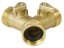 EXTOL PREMIUM 8876042 rozdvojka s ventilem, 3/4", MOSAZ