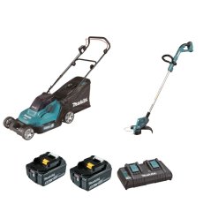 Makita DLM432+DUR193 Aku set aku sekačka a aku vyžínač Li-ion 2x 18V LXT 2x5 Ah
