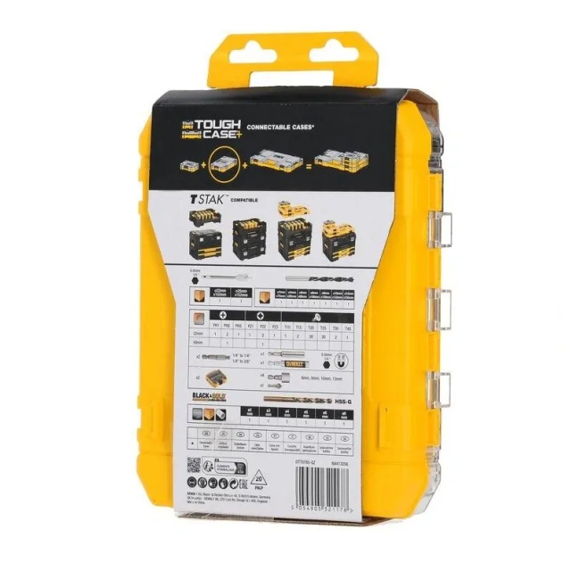 Dewalt DT70785 sada vrtáků a bitů 100 dílná
