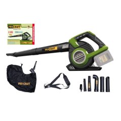 Procraft VB20 aku fukar/vysavač listí 2x20V (bez baterie a nabíječky)