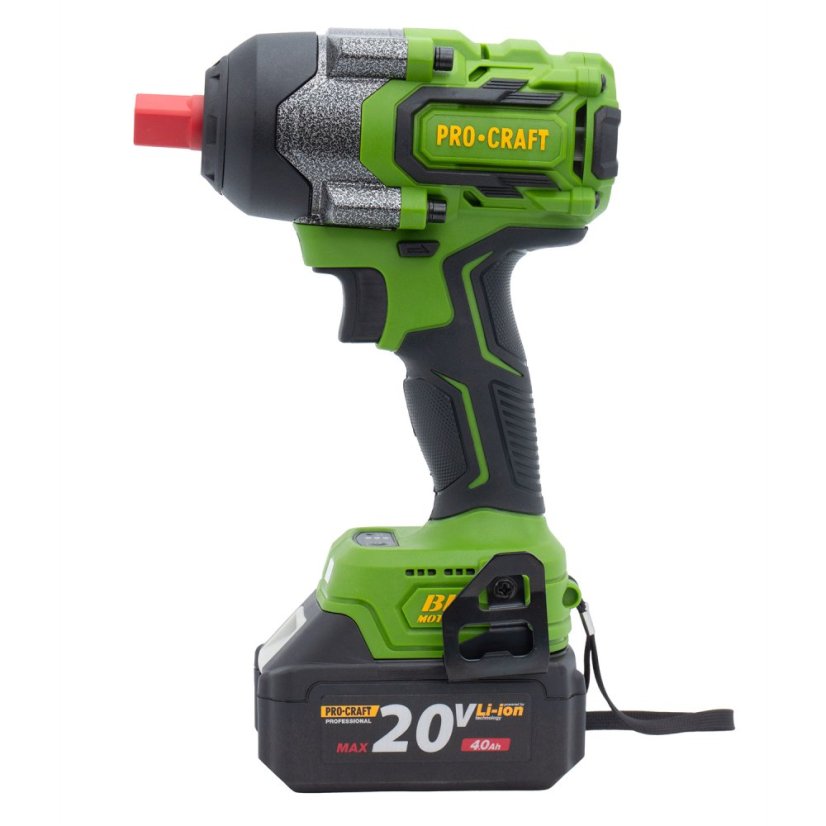 Procraft PWA36-1B-C aku rázový utahovák 1/2" 850 Nm 20V 1x4Ah