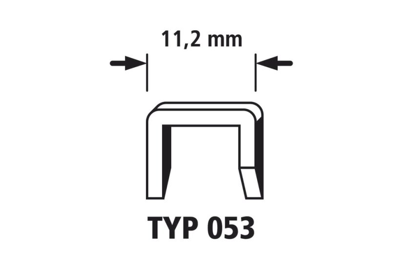 Wolfcraft široké sponky do sponkovačky výška 6 mm 2000 ks 7025000