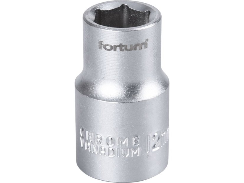FORTUM 4700412 hlavice nástrčná 1/2", 12mm, L 38mm