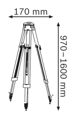 Bosch BT 160 stavební stativ 0601091200
