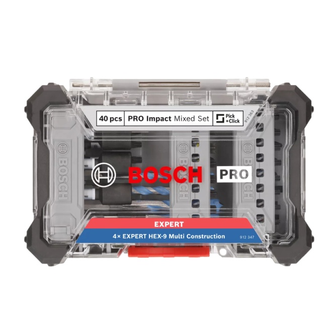 Bosch 40 dílná sada šroubovacích bitů a vrtáků PRO Impact Mixed 2608521U85