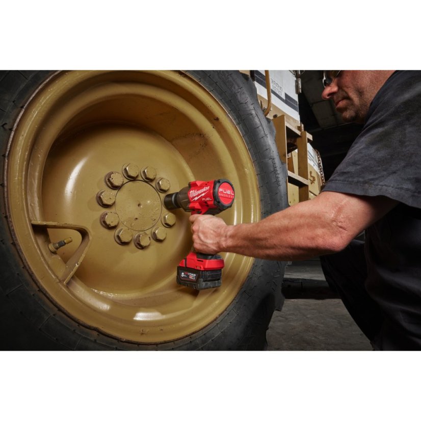 Milwaukee M18 FUEL™ FHIW2F12-502X rázový utahovák s vysokým krouticím momentem a pojistným koužkem 4933492783