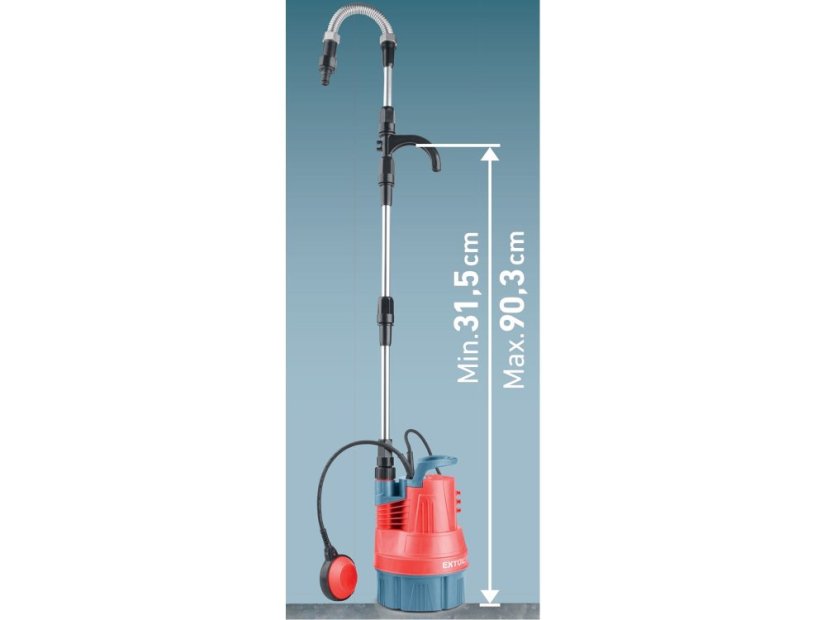 EXTOL PREMIUM 8895015 čerpadlo ponorné do sudu, 350W, 5000l/h