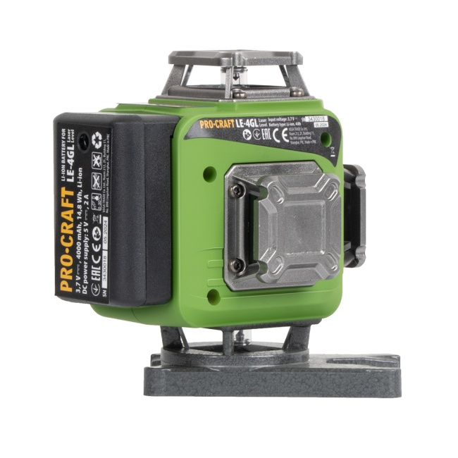 Procraft LE-4GL laser zelený liniový, křížový samonivelační