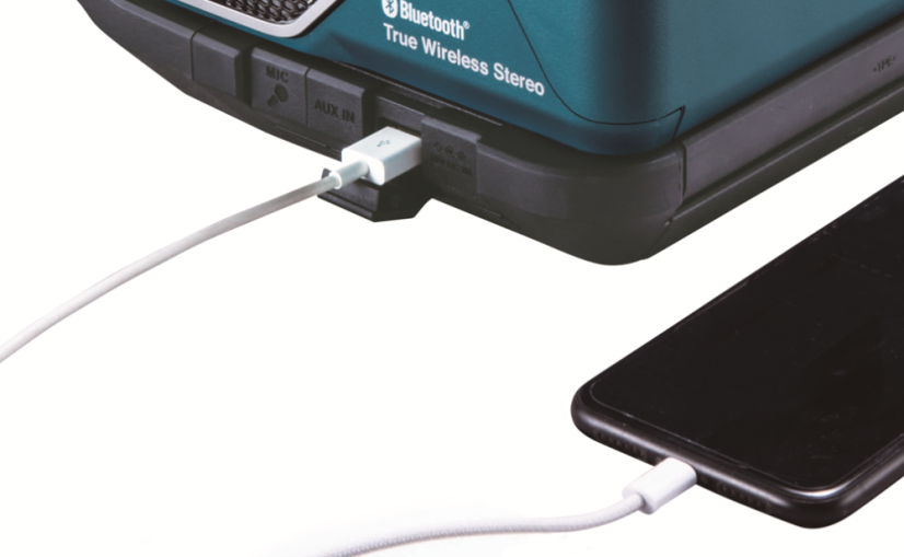 Makita MR014GZ aku reproduktor Bluetooth Li-ion LXT, XGT,14,4V-40V