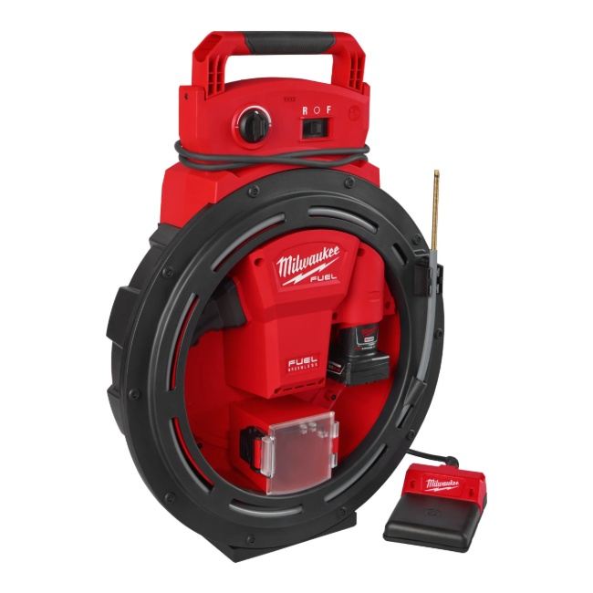 Milwaukee M12 HSFSM-602 aku čistič potrubí s ohebnou hřídelí 2x6Ah 4933498378
