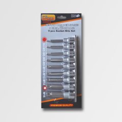 CORONA Sada nástavců SPLINE M4-M16 100mm 1/2"