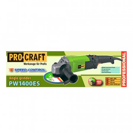 Procraft PW1400ES bruska úhlová 180mm 1400W