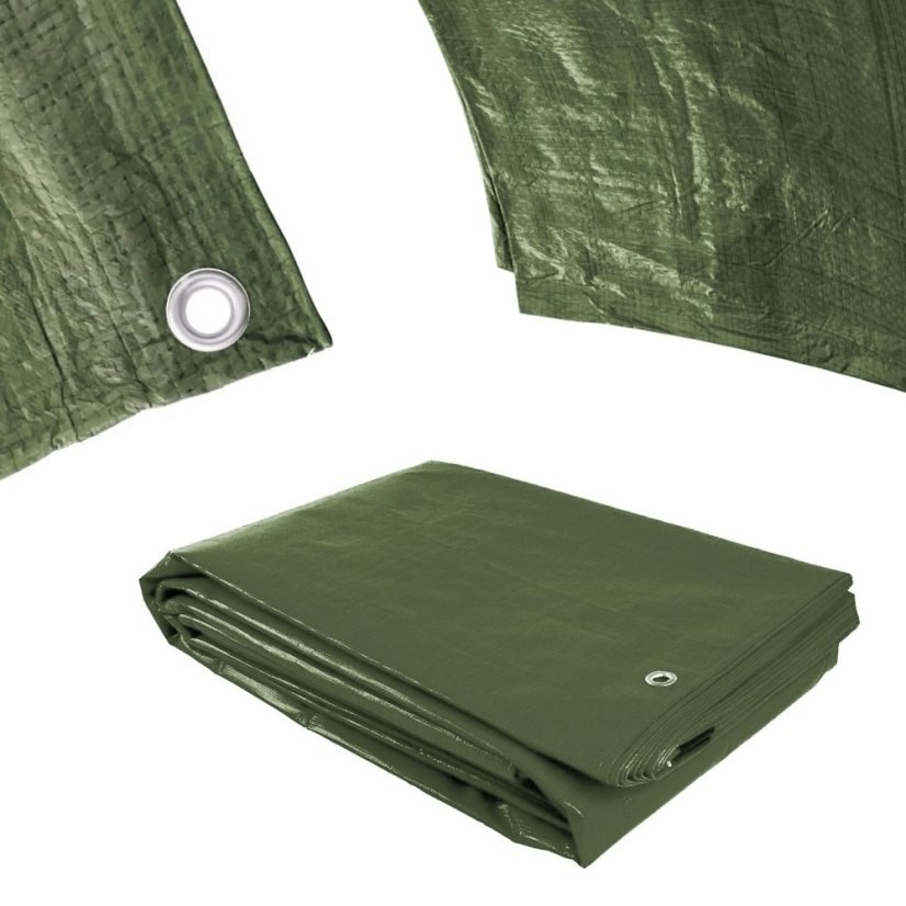 Procraft GT5x6 plachta 120g/m2 nepromokavá s oky 5x6 m zelená