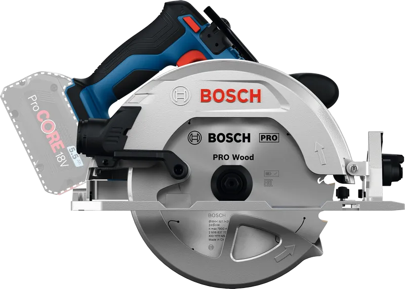 Bosch akumulátorová okružní pila GKS 18V-68-2 bez aku 06016D0001