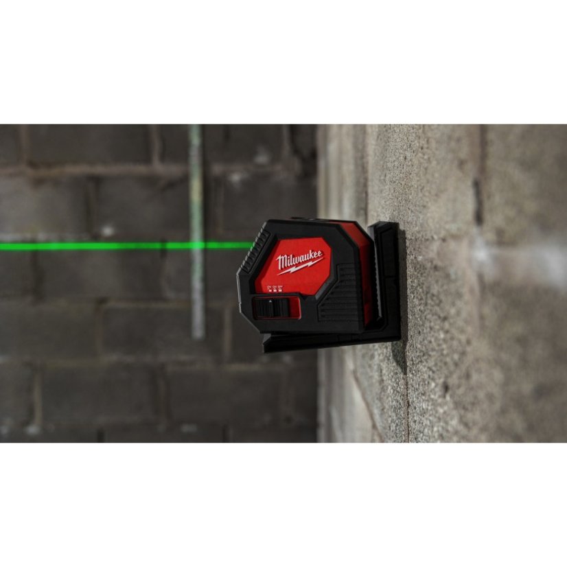 Milwaukee CLL-C zelený křížový laser na alkalické baterie 4933478753