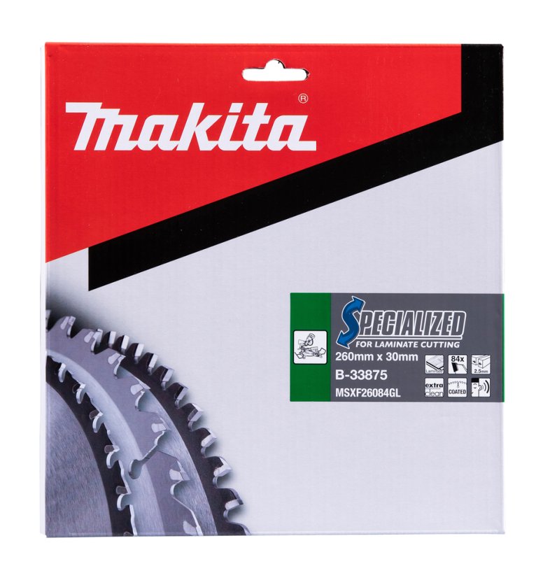 Makita B-33875 260x2.5x30mm 84Z kotouč pilový lamino SPECIALIZED= old B-29496