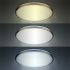 Solight WO761 LED stropní světlo Silver, kulaté, 24W, 1800lm, stmívatelné, dálkové ovládání, 38cm