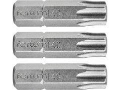 FORTUM 4741440 hrot TORX, sada 3ks, T 40x25mm, S2