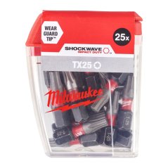 Milwaukee šroubovací bity TX25 25mm 25ks 4932430880