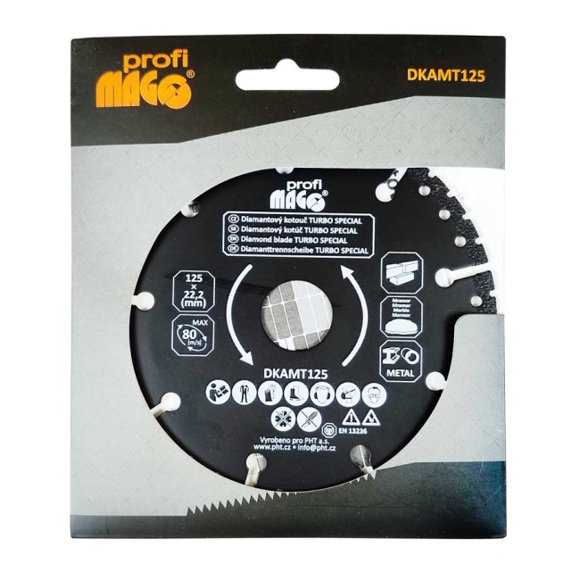 MAGG Profi DKAMT125 diamantový kotouč TURBO SPECIAL 125x22,2mm