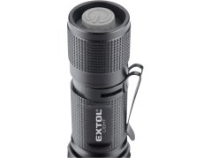 EXTOL LIGHT svítilna 400lm, zoom, USB nabíjení, CREE XTE 5W