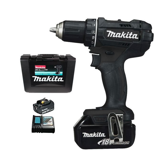 Makita DDF482RFEB aku vrtací šroubovák černý Li-ion 18V/3,0 Ah