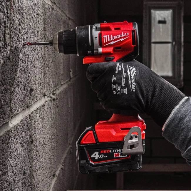 Milwaukee M18 BLPDRC-0X aku kompaktní příklepová vrtačka bez aku 4933492821