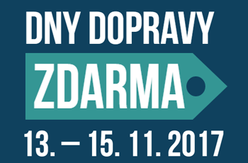 Dny dopravy zdarma 13.-15.11. !