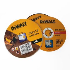 Dewalt DT3506 sada10 ks řezných kotoučů 115x1,0x22,23 mm na nerez