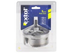 EXTOL CRAFT 1803 vykružovací vrták do dřeva a sádrokartonu, 5 průměrů O 60-95mm